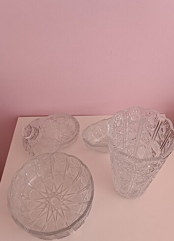Paşabahçe kristal vitrin seti - Görsel 5