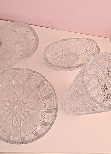 Paşabahçe kristal vitrin seti - Görsel 6