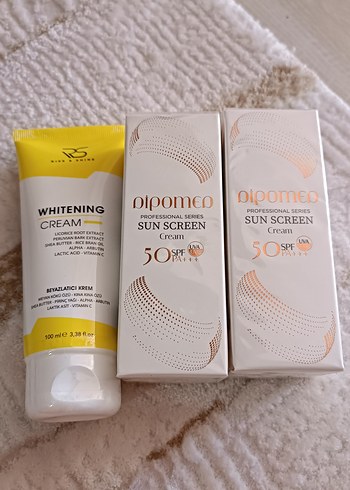 Beyazlatıcı ve SPF 50 Güneş Kremi Seti - Görsel 2