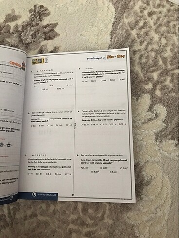  Beden Renk 10.sınıf matematik test kitabı