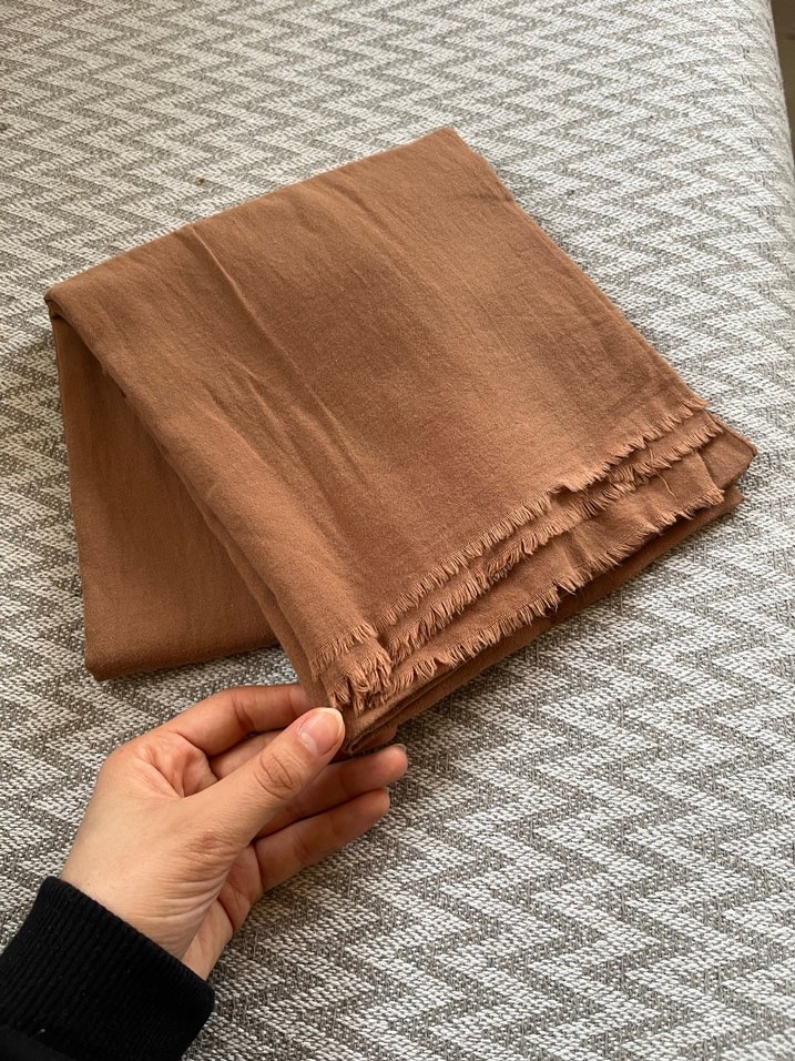 Freshscarfs ince pamuk vual şal - Görsel 4