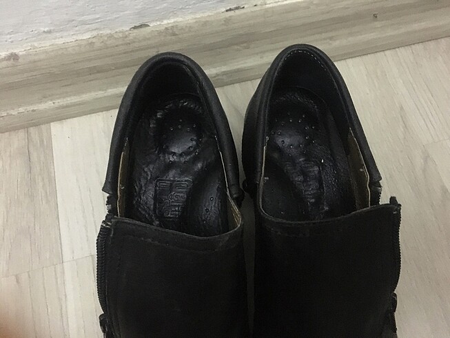 37 Beden Bayan deri topuklu ayakkabı