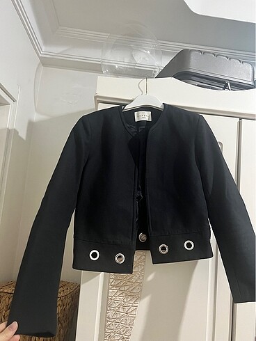 Sandro Paris orijinal vintages crop ceket