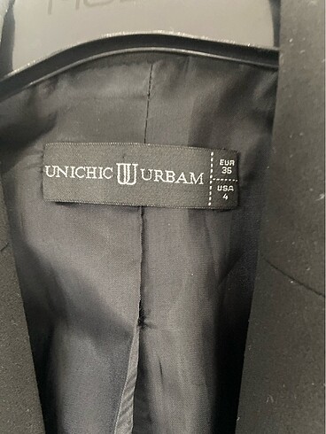 UNICHIC & URBAM Siyah ceket