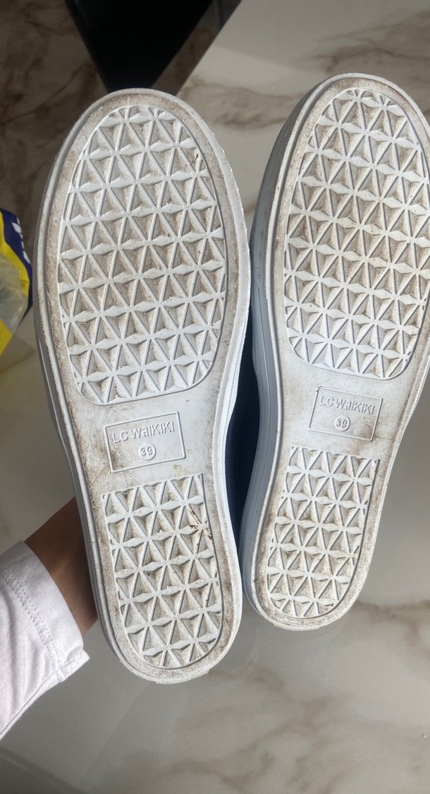 Lacivert Kadın Dolgu Topuklu Espadril - Görsel 4