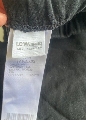 Siyah Baskılı Kadife Kız Eşofman takımı - Görsel 3