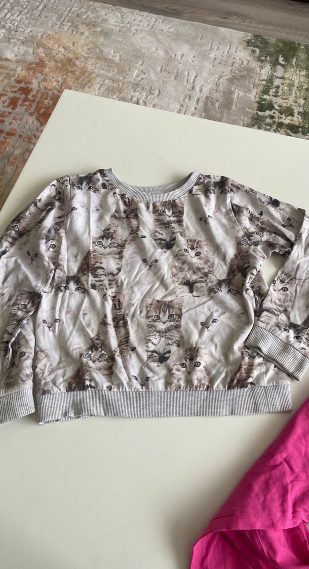 Kızlar için Uzun Kollu Baskılı sweetler 2 si beraber - Görsel 3