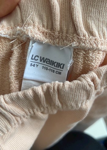 Kız Çocuk Pembe Pamuklu Rahat Tayt pijama eşofman 3 ü beraber - Görsel 3