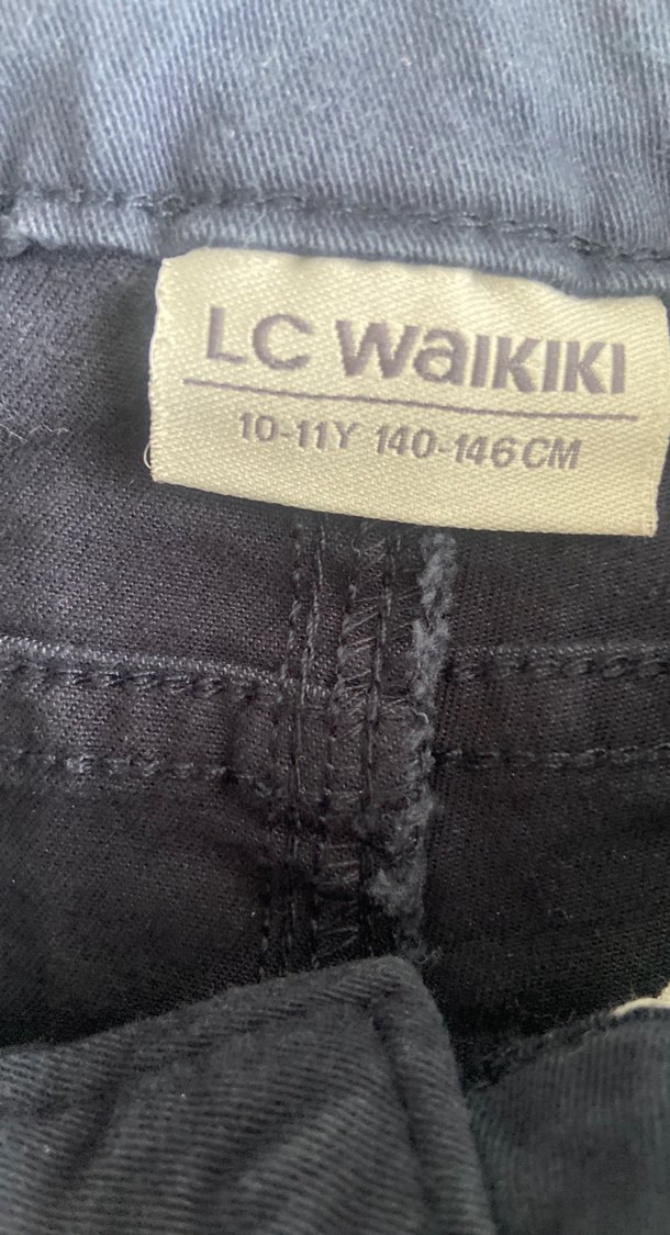 Kadın Lacivert Midi Kot Pantolon - Görsel 4