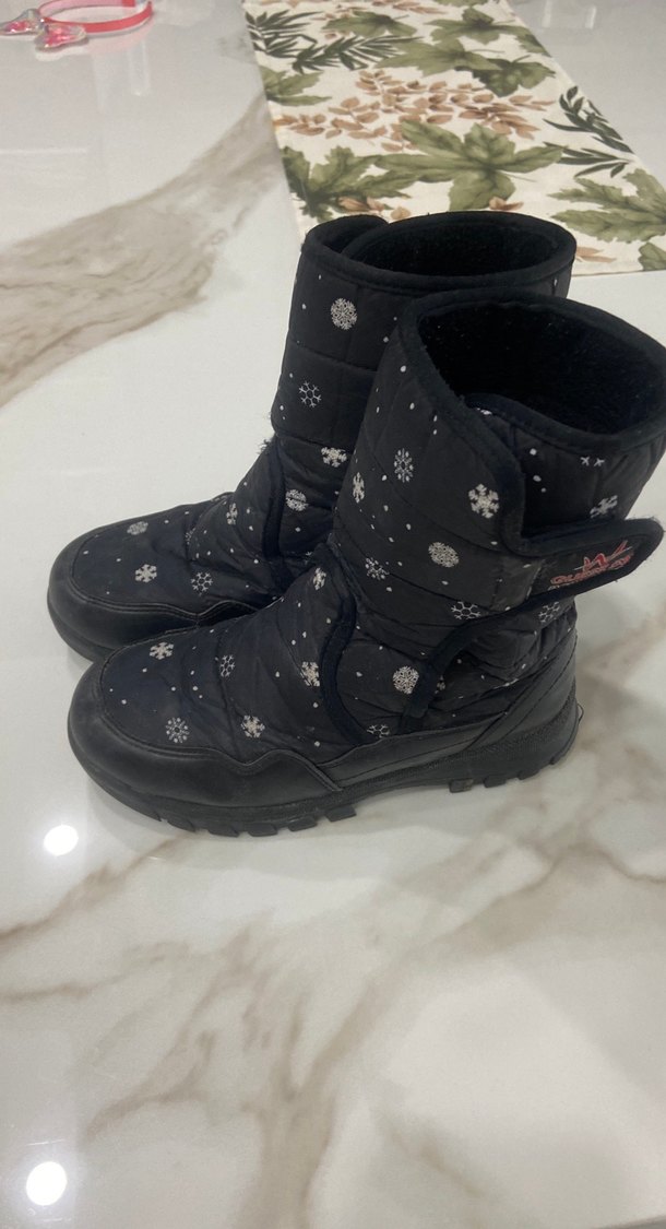 Unisex Çocuk Siyah Tokalı Bot - Görsel 2