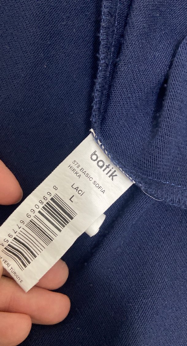 Kadın Lacivert Uzun Kollu Salaş Hırka - Görsel 3