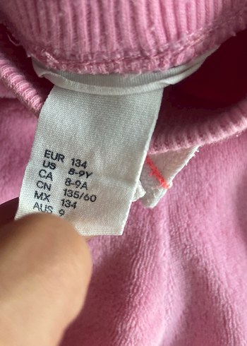 Kız Çocuk Pembe Rahat Kesim Eşofman Altı 2 adet - Görsel 4