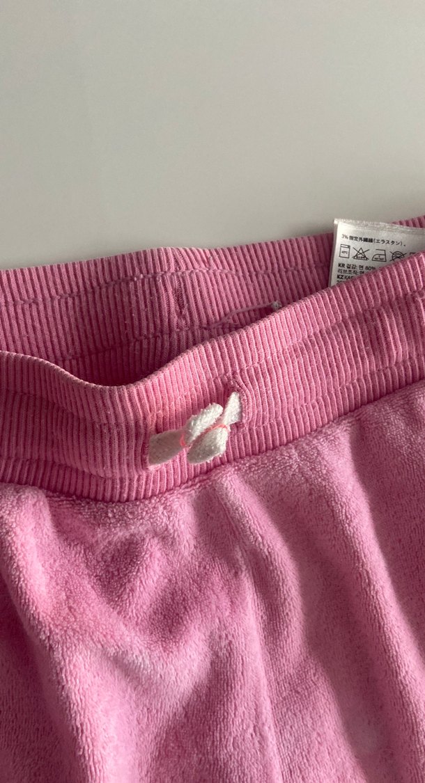 Kız Çocuk Pembe Rahat Kesim Eşofman Altı 2 adet - Görsel 2