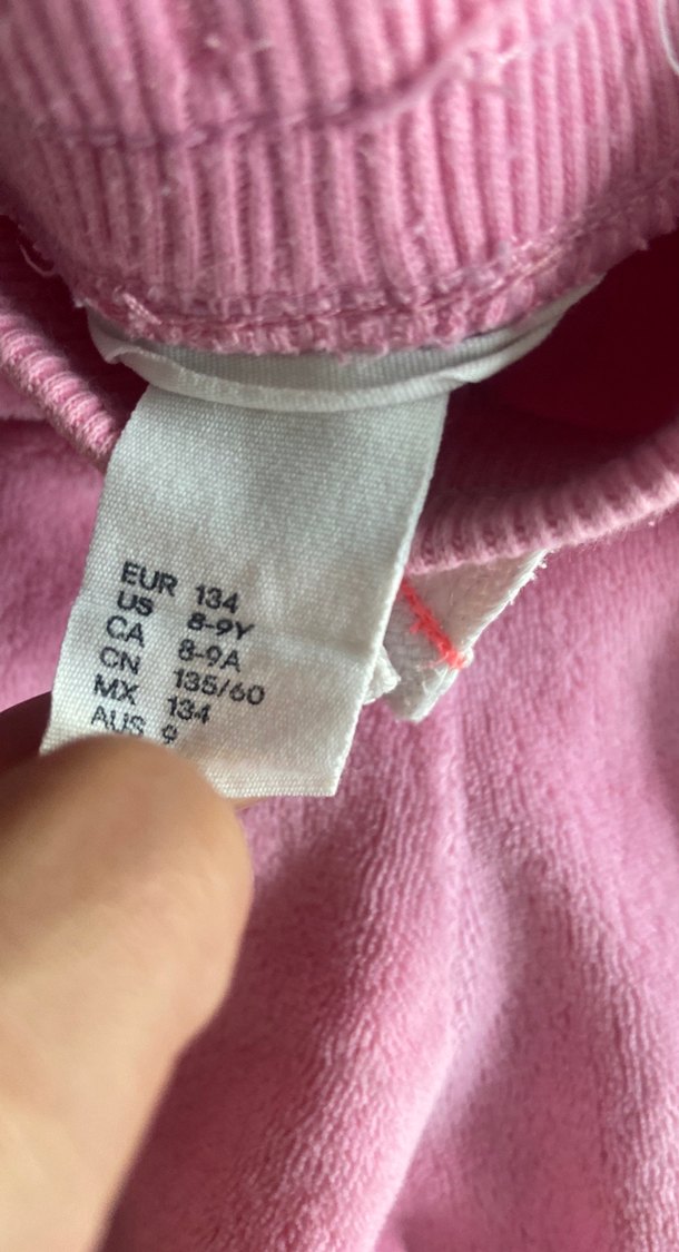 Kız Çocuk Pembe Rahat Kesim Eşofman Altı 2 adet - Görsel 4