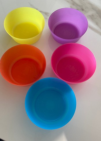 Renkli Plastik Mutfak Kaseleri Seti