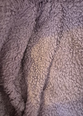 Mor Nakışlı Örgü Bebek Tulumu - Görsel 4