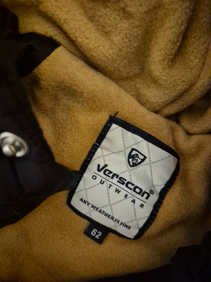 Kahverengi Kürklü Bebek Erkek Kayak Tulumu - Görsel 2