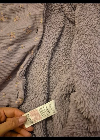 Kapüşonlu Gri Nakışlı Bebek Tulumu - Görsel 2