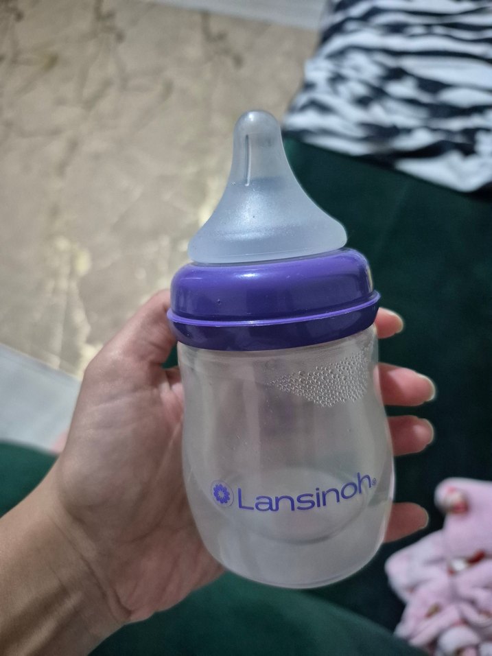Mor Lansinoh Bebek Biberonu - Görsel 2
