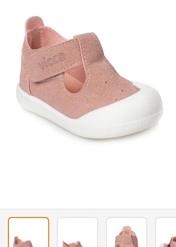 Kız Bebek Pembe İlk Adım Ayakkabısı - Görsel 2