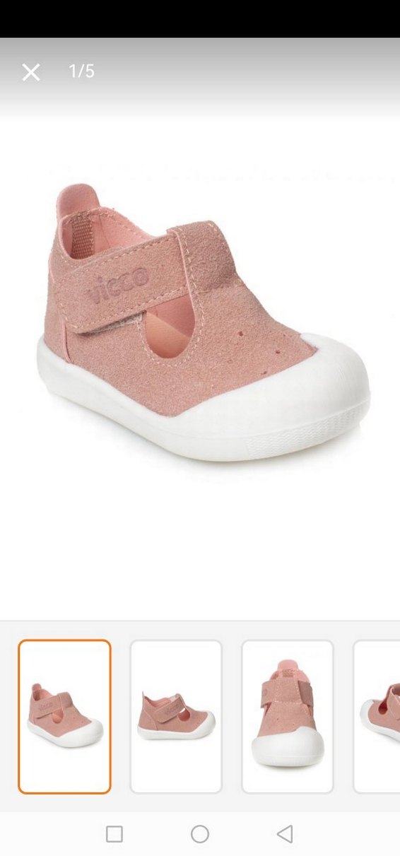 Kız Bebek Pembe İlk Adım Ayakkabısı - Görsel 2