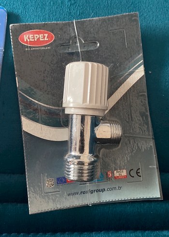 Dushlu Gri Mavi Açılı taharat musluğu - Görsel 2