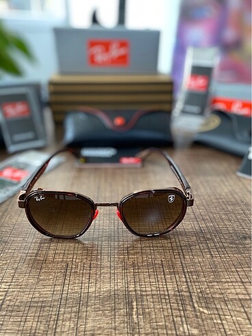 Ray ban unisex 3674 ferrari kahve
