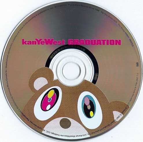 Kanye West Graduation Cd Halı