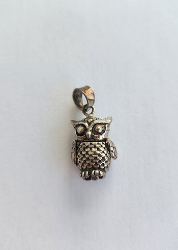 925 ayar gümüş hareket edebilen baykuş kolye ucu