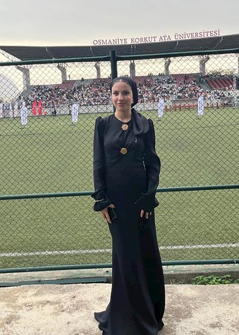 Uzun Kollu Siyah Gotik Kadın Elbise