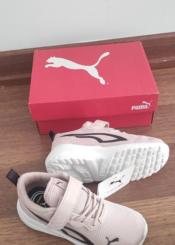 27 Beden Puma Kız Çocuk Pudra Spor Ayakkabı