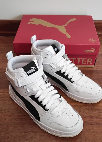 37 Beden beyaz Renk Kadın Beyaz Puma Spor Ayakkabı