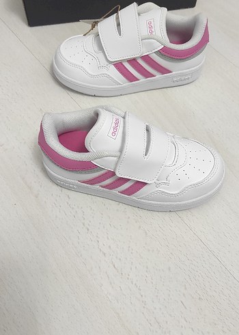 Kız Çocuk Pembe Cırt Cırtlı Spor Ayakkabı - Görsel 5