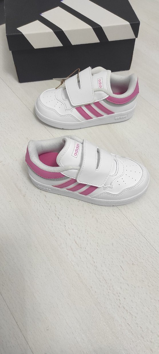 Kız Çocuk Pembe Cırt Cırtlı Spor Ayakkabı - Görsel 5