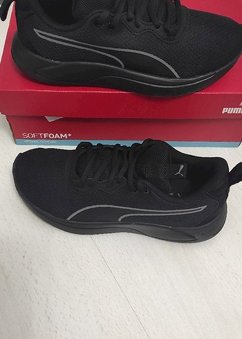 Puma Siyah Kadın Spor Ayakkabı SOFTFOAM+ - Görsel 4