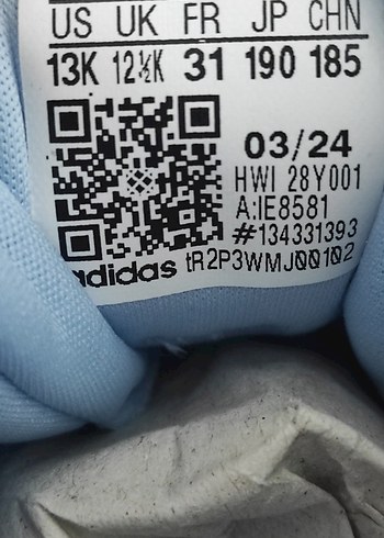 Kız Çocuk Mavi Spor Ayakkabı - Görsel 7