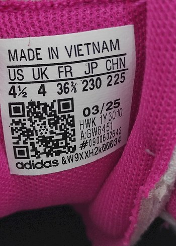 Kız Çocuk Beyaz Spor Ayakkabı - Görsel 8