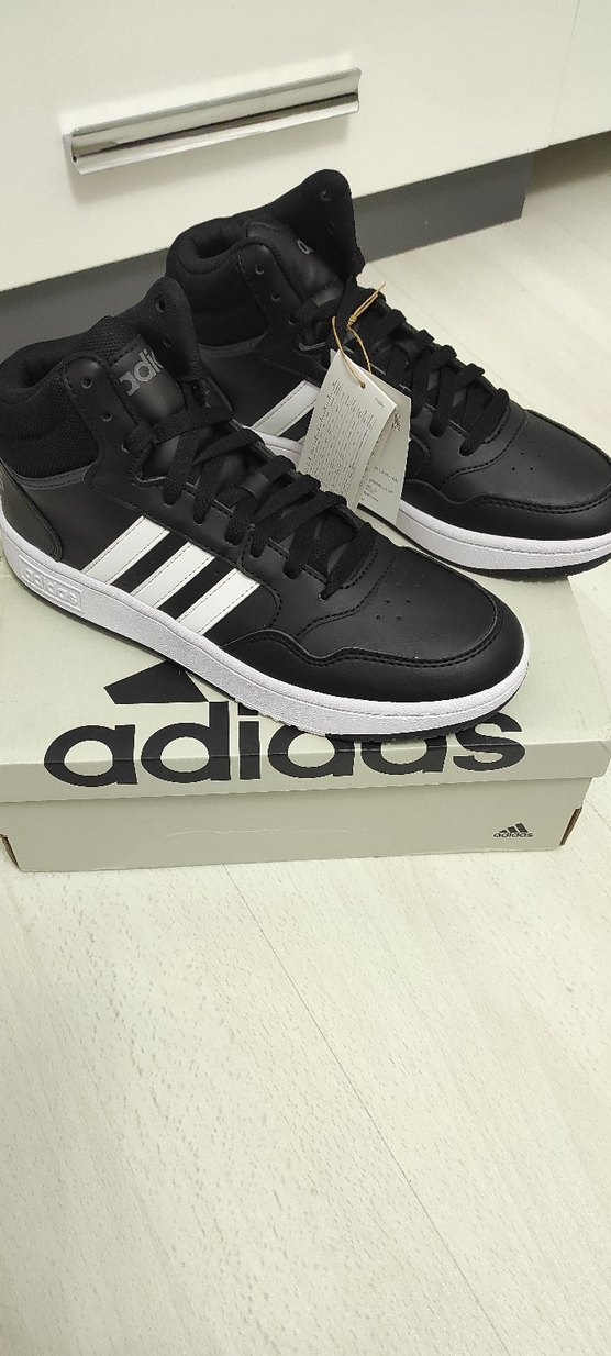 Adidas Siyah Beyaz Spor Ayakkabısı - Görsel 4