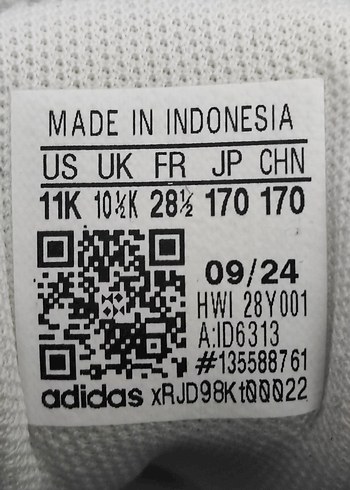 Adidas Siyah Beyaz Spor Ayakkabı - Görsel 7