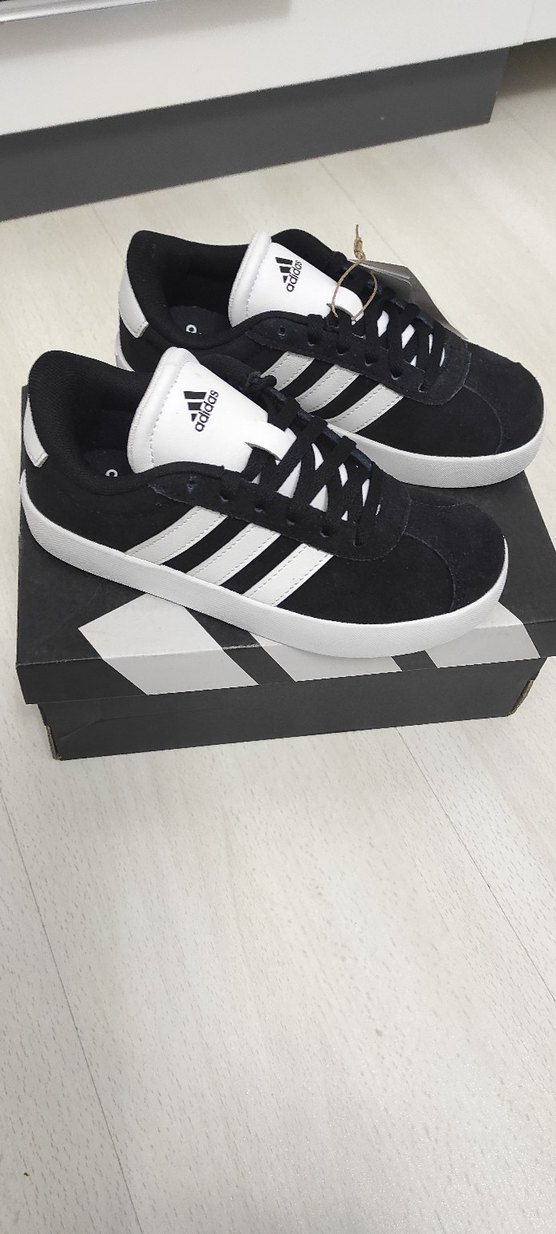 Adidas Siyah Beyaz Spor Ayakkabı - Görsel 5