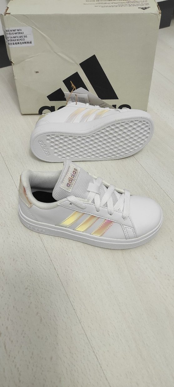 Beyaz Adidas Kız Çocuk Spor Ayakkabı - Görsel 5