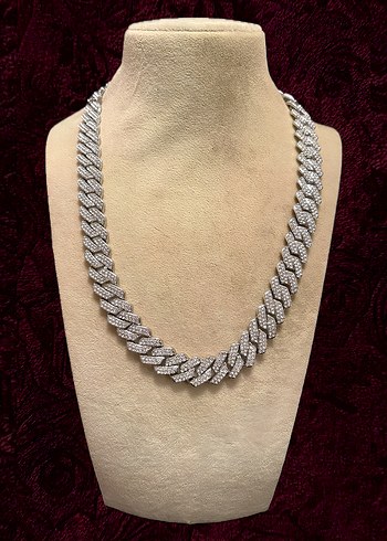 Rich Iced Out Miami Chain 14mm - Görsel 4