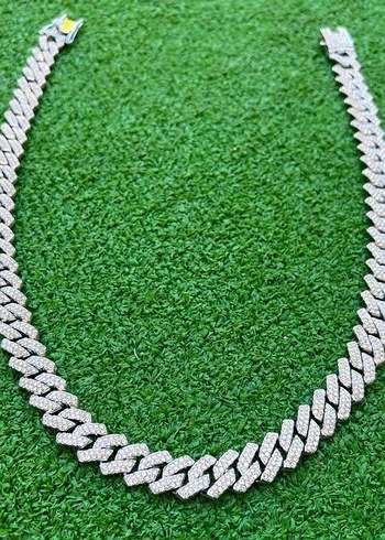 Rich Iced Out Miami Chain 14mm - Görsel 2