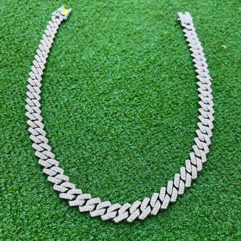 Rich Iced Out Miami Chain 14mm - Görsel 2