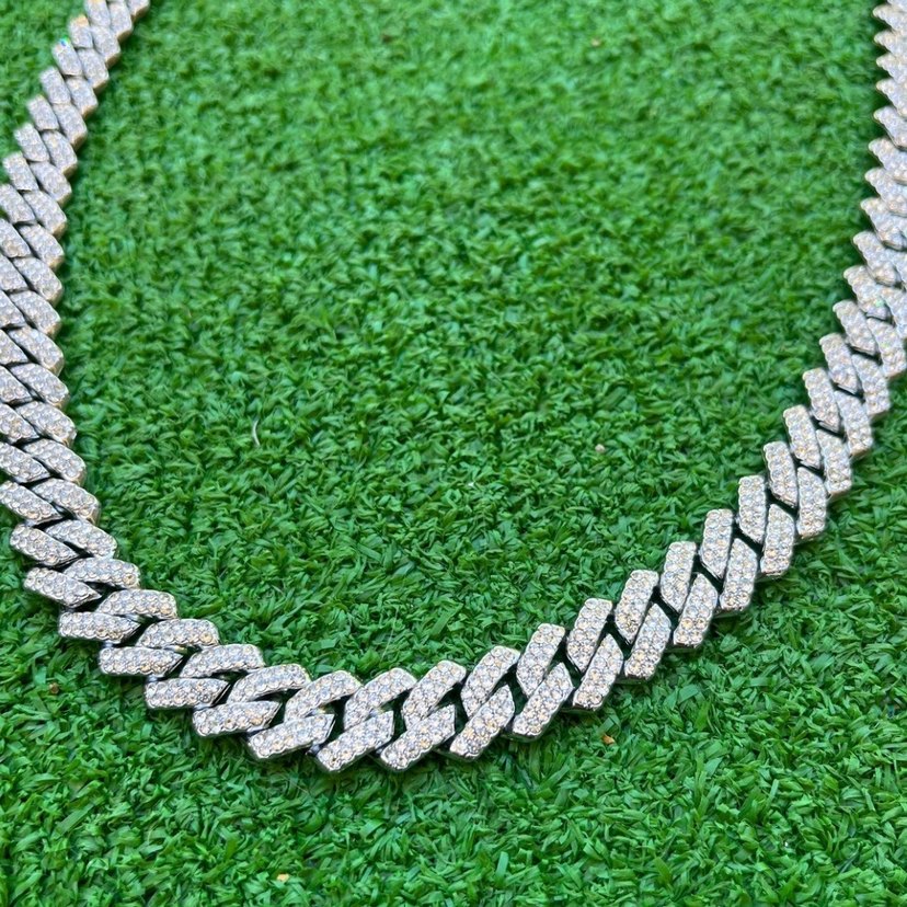 Rich Iced Out Miami Chain 14mm - Görsel 3