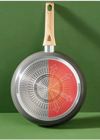  Beden Tefal ceramic renew Gri Yapışmaz Tava Ahşap Saplı 30 cm