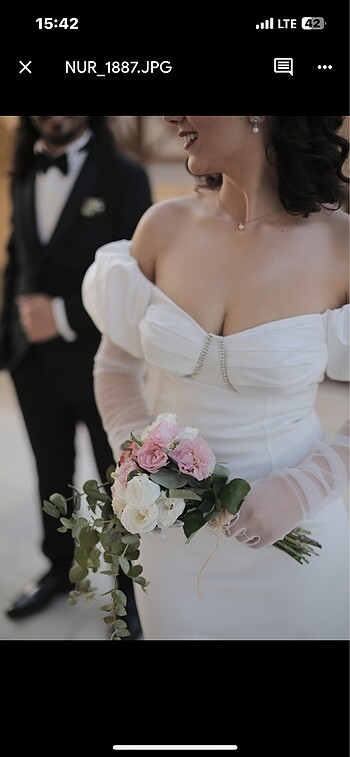 Nocturne nikah isteme nişan elbisesi