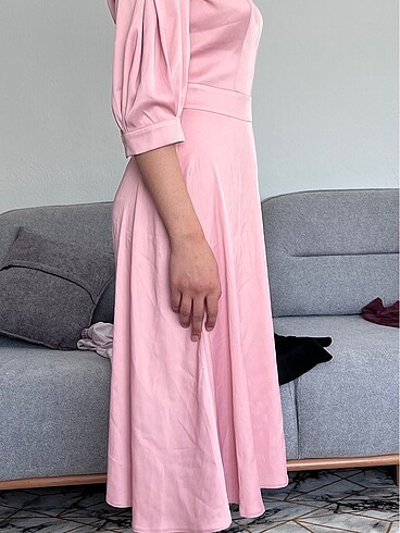 m Beden pembe Renk Vintage elbise