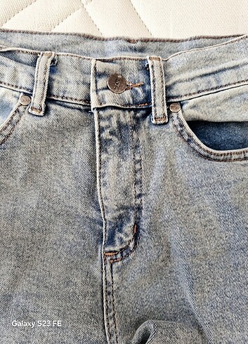 xs Beden Wed lige Denim pantolon