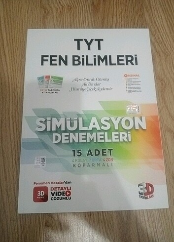 3D tyt fen denemesi